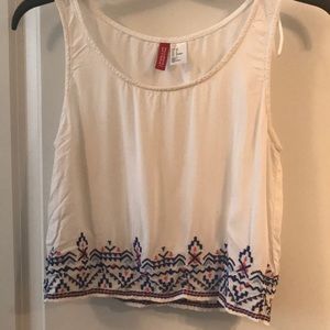 Colorful cropped tank